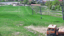 Horní část sjezdovky skiareálu Hlubočky