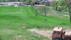 Horní část sjezdovky skiareálu Hlubočky