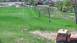 Horní část sjezdovky skiareálu Hlubočky