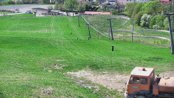 Horní část sjezdovky skiareálu Hlubočky