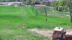 Horní část sjezdovky skiareálu Hlubočky