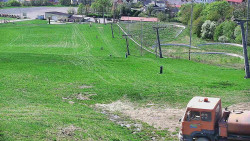 Horní část sjezdovky skiareálu Hlubočky