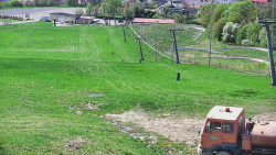 Horní část sjezdovky skiareálu Hlubočky