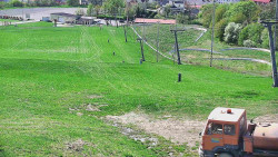 Horní část sjezdovky skiareálu Hlubočky