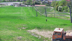 Horní část sjezdovky skiareálu Hlubočky