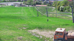 Horní část sjezdovky skiareálu Hlubočky