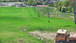 Horní část sjezdovky skiareálu Hlubočky