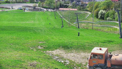 Horní část sjezdovky skiareálu Hlubočky