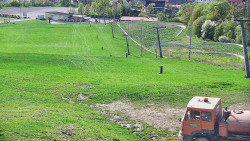 Horní část sjezdovky skiareálu Hlubočky