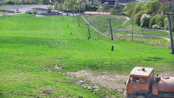 Horní část sjezdovky skiareálu Hlubočky