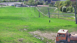 Horní část sjezdovky skiareálu Hlubočky