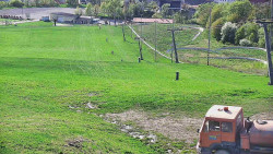 Horní část sjezdovky skiareálu Hlubočky