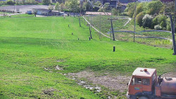 Horní část sjezdovky skiareálu Hlubočky