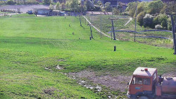 Horní část sjezdovky skiareálu Hlubočky