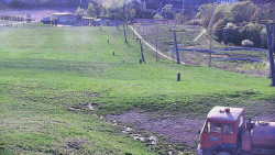 Horní část sjezdovky skiareálu Hlubočky