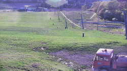 Horní část sjezdovky skiareálu Hlubočky