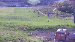 Horní část sjezdovky skiareálu Hlubočky