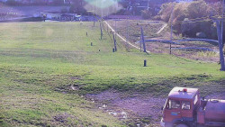 Horní část sjezdovky skiareálu Hlubočky