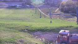 Horní část sjezdovky skiareálu Hlubočky