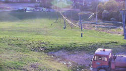 Horní část sjezdovky skiareálu Hlubočky