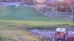 Horní část sjezdovky skiareálu Hlubočky