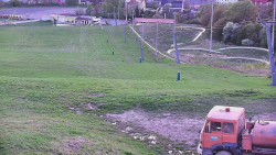 Horní část sjezdovky skiareálu Hlubočky