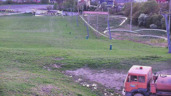 Horní část sjezdovky skiareálu Hlubočky