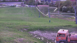 Horní část sjezdovky skiareálu Hlubočky