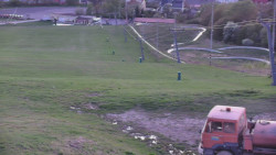 Horní část sjezdovky skiareálu Hlubočky