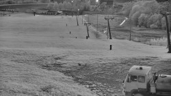 Horní část sjezdovky skiareálu Hlubočky