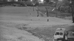 Horní část sjezdovky skiareálu Hlubočky