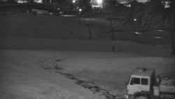 Horní část sjezdovky skiareálu Hlubočky