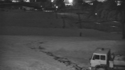 Horní část sjezdovky skiareálu Hlubočky