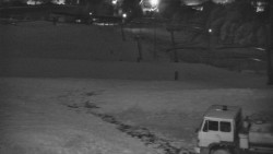 Horní část sjezdovky skiareálu Hlubočky