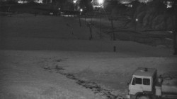 Horní část sjezdovky skiareálu Hlubočky