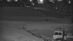 Horní část sjezdovky skiareálu Hlubočky