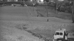 Horní část sjezdovky skiareálu Hlubočky