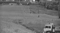 Horní část sjezdovky skiareálu Hlubočky