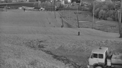 Horní část sjezdovky skiareálu Hlubočky