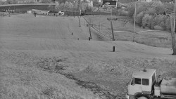 Horní část sjezdovky skiareálu Hlubočky