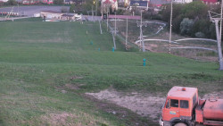 Horní část sjezdovky skiareálu Hlubočky