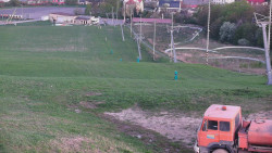 Horní část sjezdovky skiareálu Hlubočky