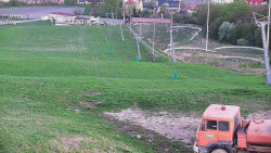 Horní část sjezdovky skiareálu Hlubočky