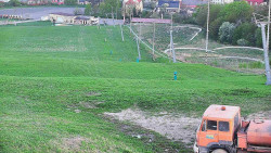 Horní část sjezdovky skiareálu Hlubočky