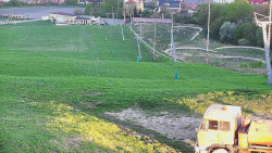 Horní část sjezdovky skiareálu Hlubočky