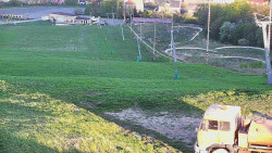 Horní část sjezdovky skiareálu Hlubočky