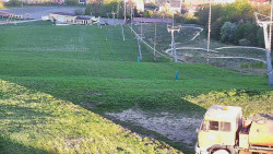 Horní část sjezdovky skiareálu Hlubočky