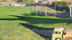 Horní část sjezdovky skiareálu Hlubočky