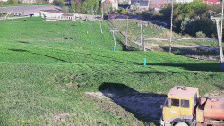 Horní část sjezdovky skiareálu Hlubočky