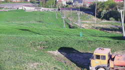 Horní část sjezdovky skiareálu Hlubočky